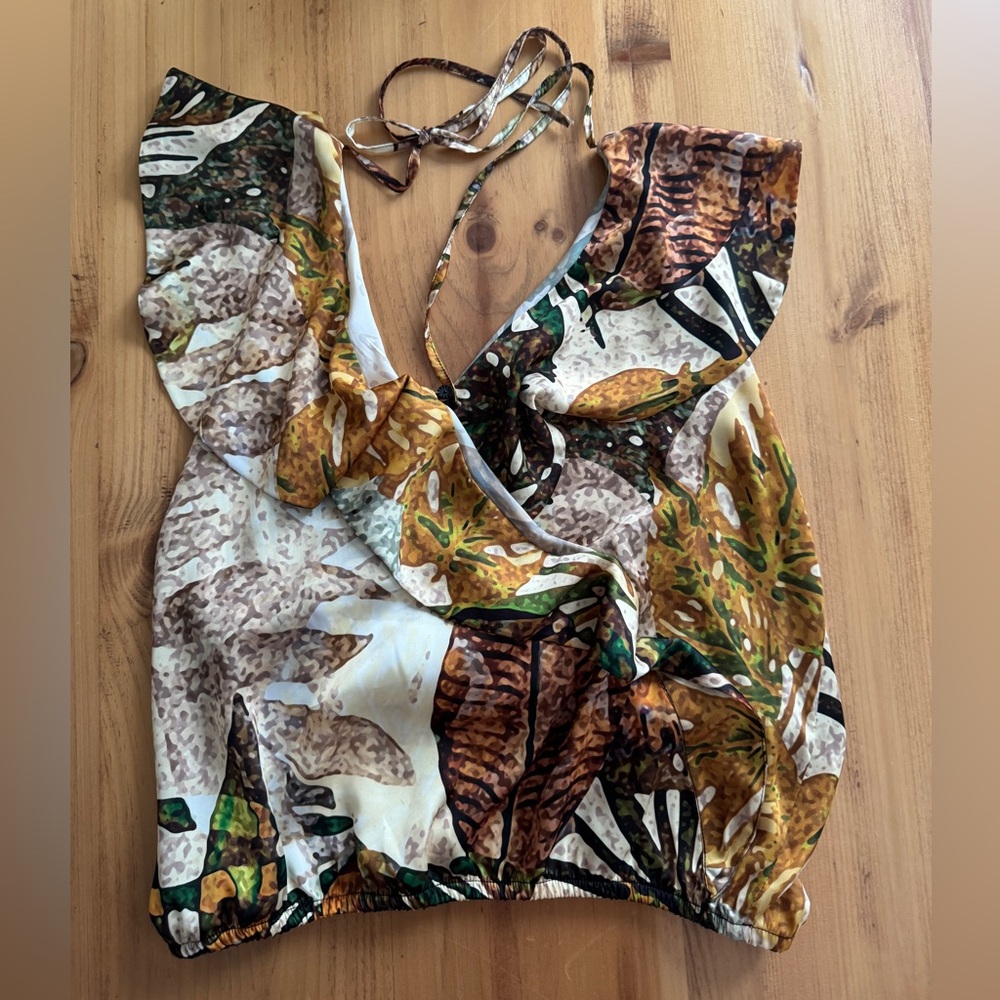 Nora Barth Leafy Patterned Women's Camisole
